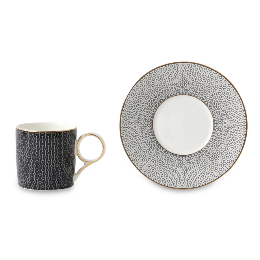 Набор чашек кофейных с блюдцем Mix&Match Home Вола 100 мл, 4 шт, фарфор, п/к