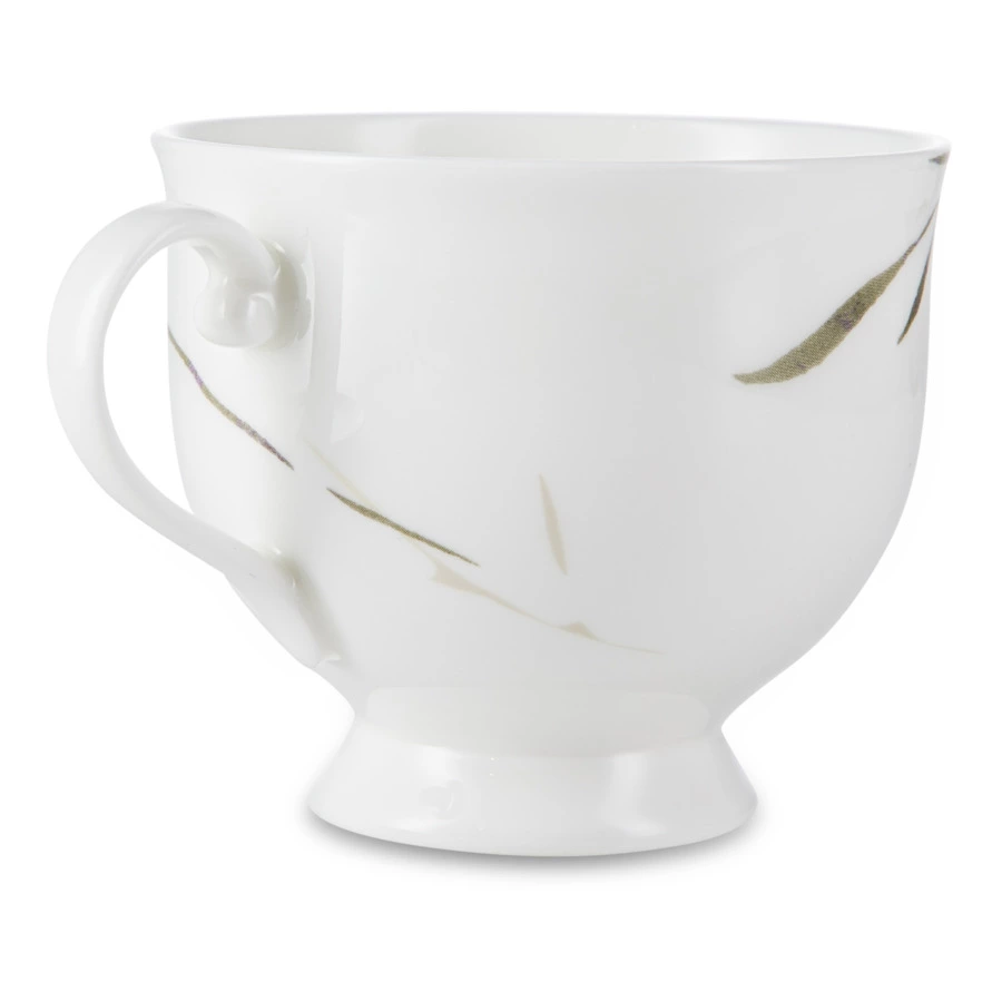 Чашка чайная с блюдцем Narumi Ботаника 230 мл, фарфор костяной