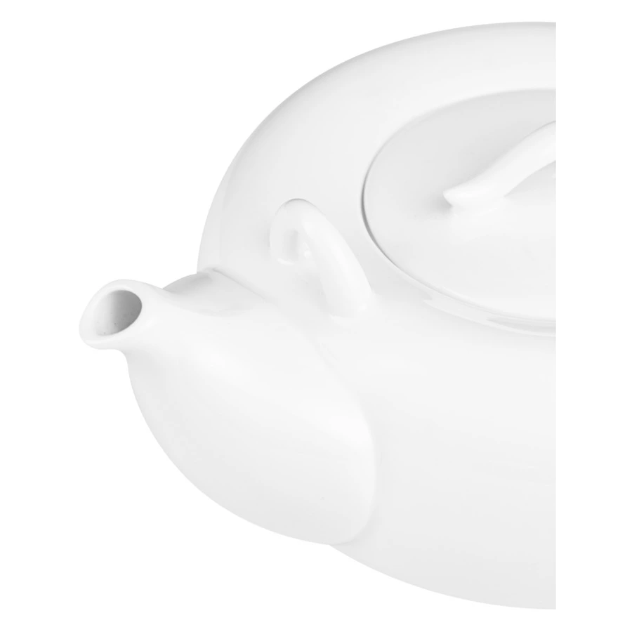 Чайник с крышкой Lenox 900 мл, белый фарфор