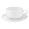 Чашка чайная с блюдцем Portmeirion Выбор Портмейрион 340 мл, белая