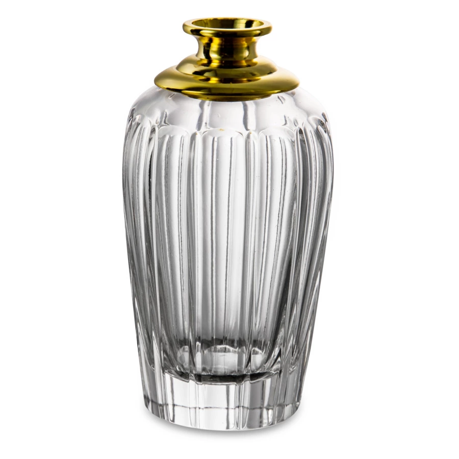 Флакон для духов Cristal de Paris Тюльпан 130 мл, хрустальное тесто, розовый