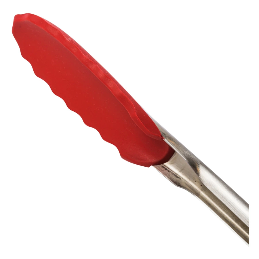 Щипцы для сковородок с опорой Tovolo 34 см, силикон, красный