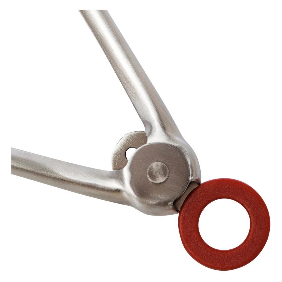 Щипцы для сковородок с опорой Tovolo 34 см, силикон, красный