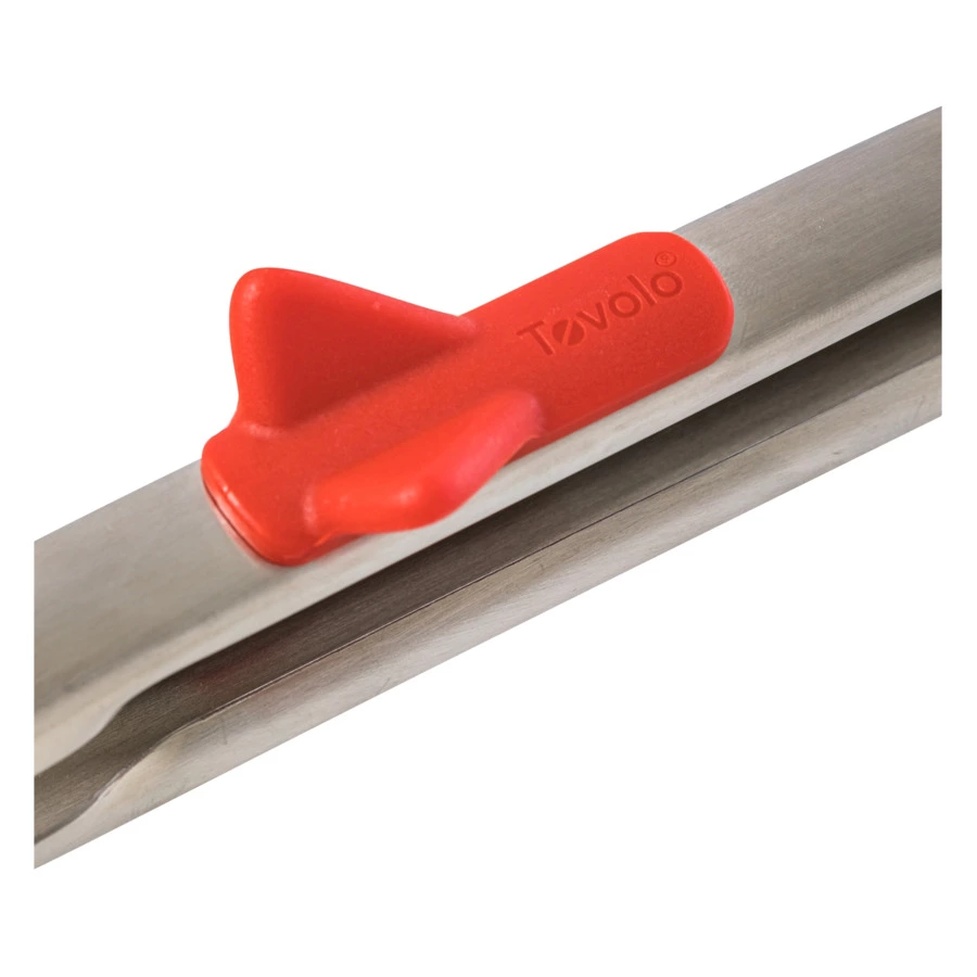 Щипцы для сковородок с опорой Tovolo 34 см, силикон, красный