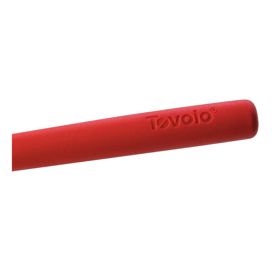 Лопатка-скребок для банок Tovolo 20 см, силикон, красная