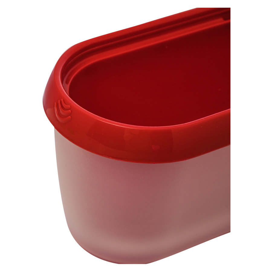 Контейнер для мороженого Tovolo 1,5 л, 29х10 см, нескользящее дно, красный, пластик
