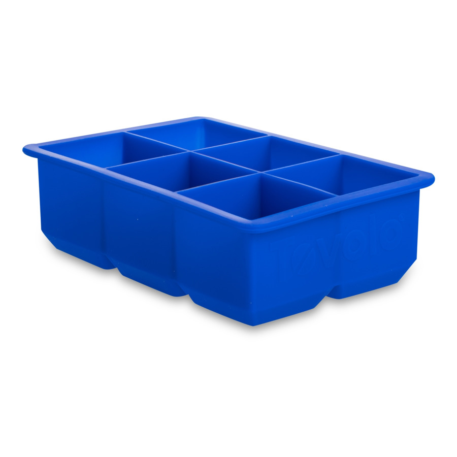 Форма для льда Tovolo Королевский куб лед 5 см, 17х13х30 см, силикон, синяя