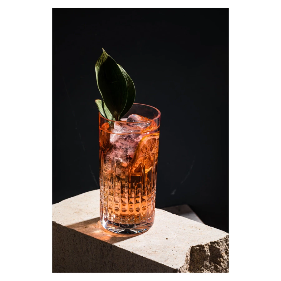 Набор стаканов для воды и коктейля Неман Ordi 330 мл, 6 шт, хрусталь