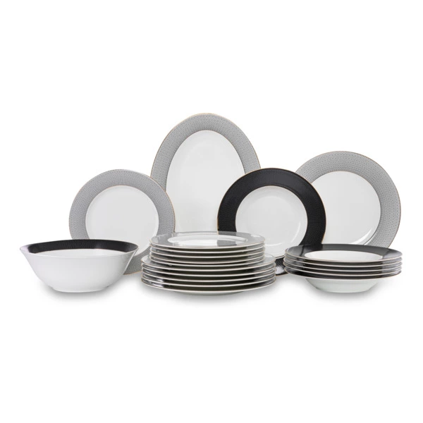 Сервиз столовый Mix&Match Home Вола на 6 персон 20 предметов, фарфор, п/к