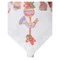 Скатерть прямоугольная Mix&Match Home Новогодние игрушки 145х180 см, хлопок, белая, без мережки