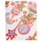 Скатерть прямоугольная Mix&Match Home Новогодние игрушки 145х180 см, хлопок, белая, без мережки