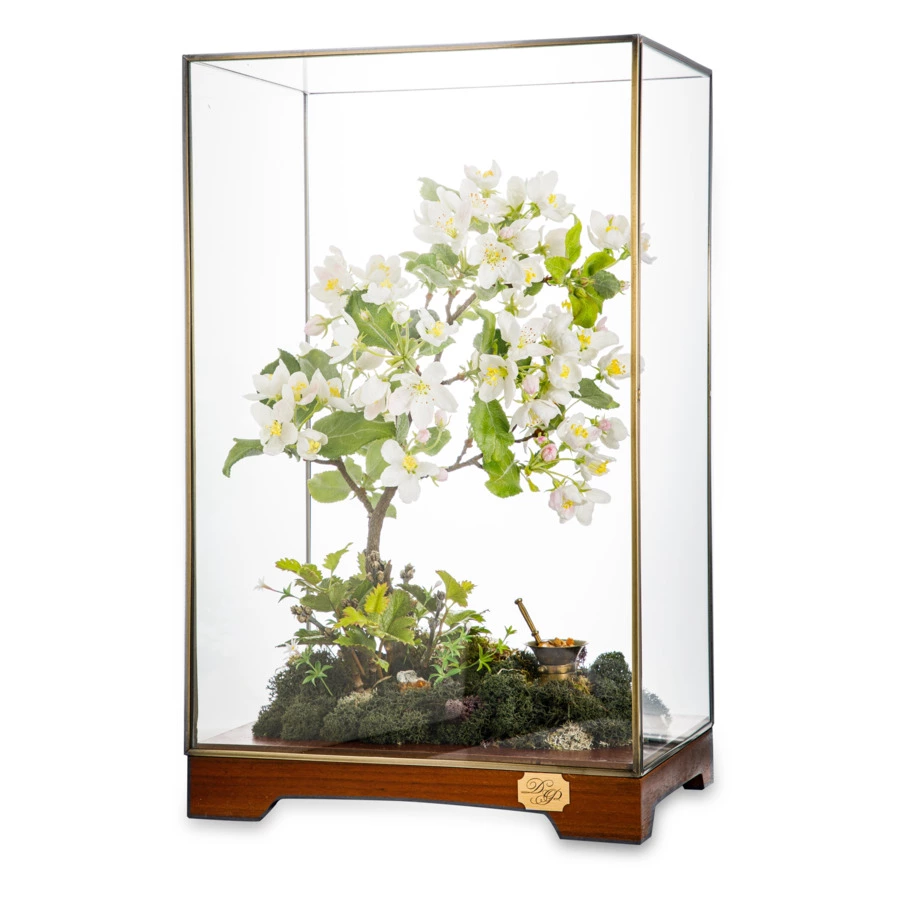 Яблоня из холодного фарфора