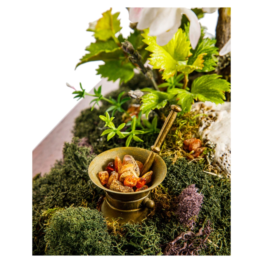 Яблоня из холодного фарфора