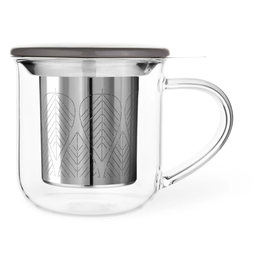 Чайная кружка с ситечком Viva Scandinavia Minima Eva 450 мл, стекло - Sale