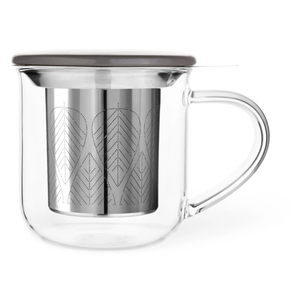 Чайная кружка с ситечком Viva Scandinavia Minima Eva 450 мл, стекло - Sale