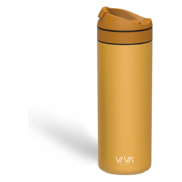 Термокружка Viva Scandinavia Anytime 460 мл, сталь, горчичный - Sale