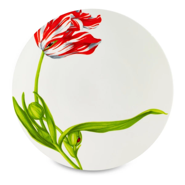 Тарелка обеденная Taitu Эмоция 28 см, фарфор костяной