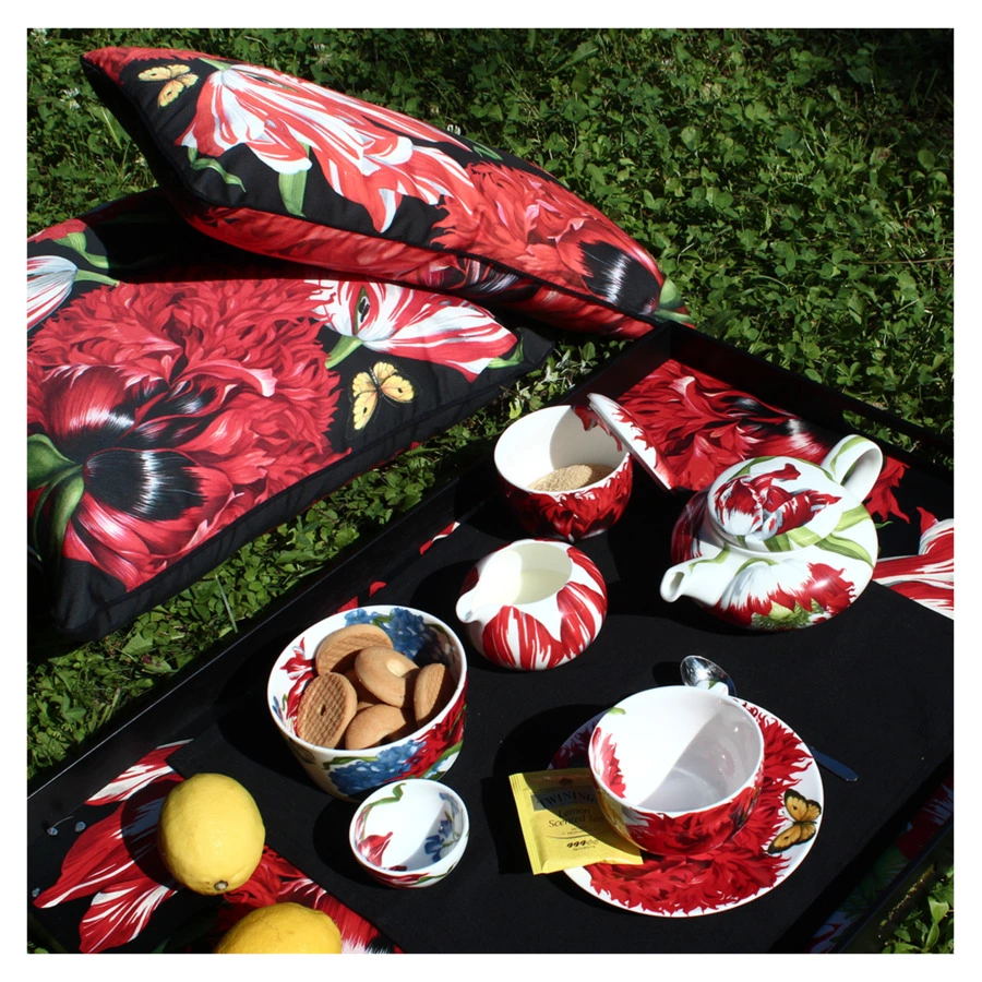 Чашка чайная с блюдцем Taitu Эмоция 275 мл, фарфор костяной