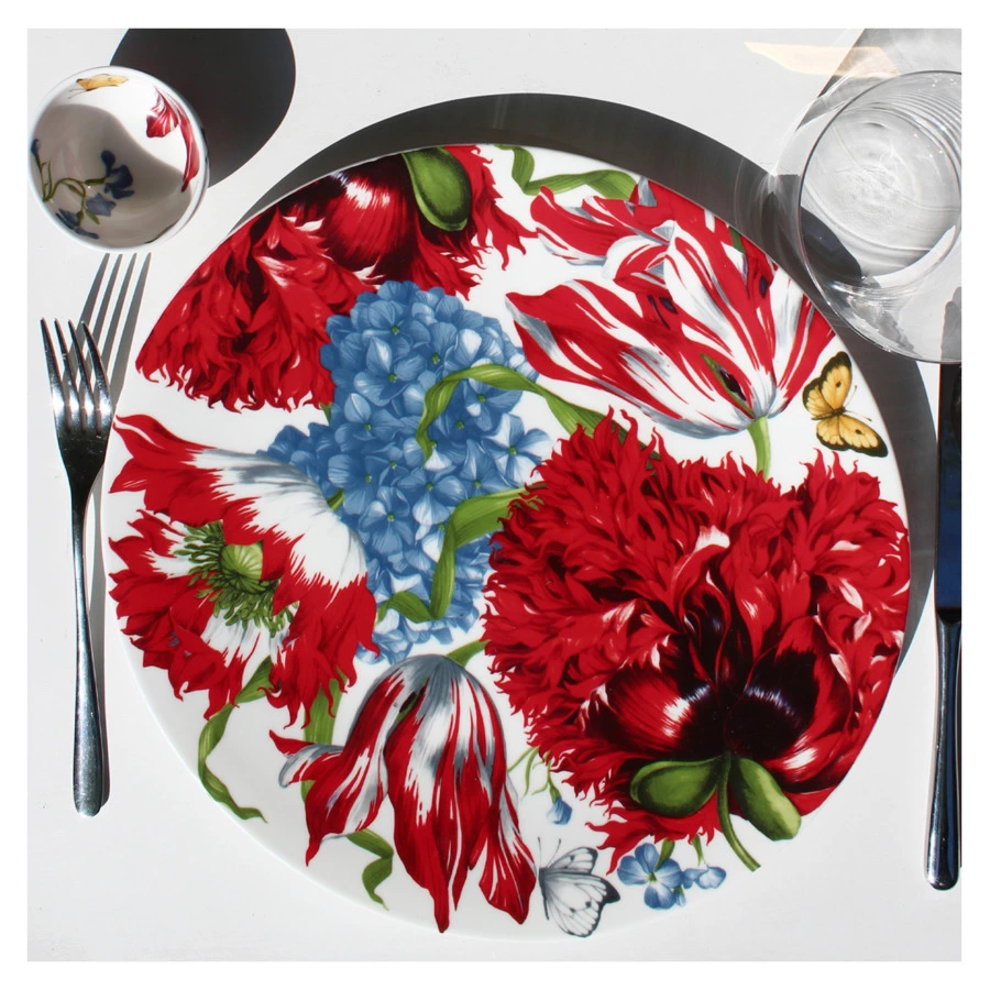 Блюдо сервировочное Taitu Эмоция 31 см, фарфор костяной