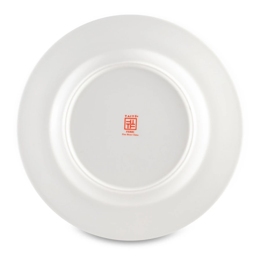 Тарелка десертная Taitu Утюги 21,5 см, фарфор костяной