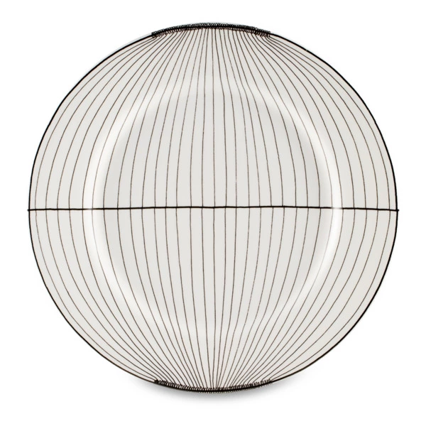 Блюдо сервировочное Taitu Утюги 31,5 см, фарфор костяной