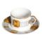 Чашка чайная с блюдцем Taitu Вечные ценности Топаз 230 мл, фарфор костяной