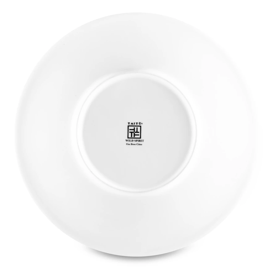 Тарелка десертная Taitu Дикий нрав Зебра 22 см, фарфор костяной
