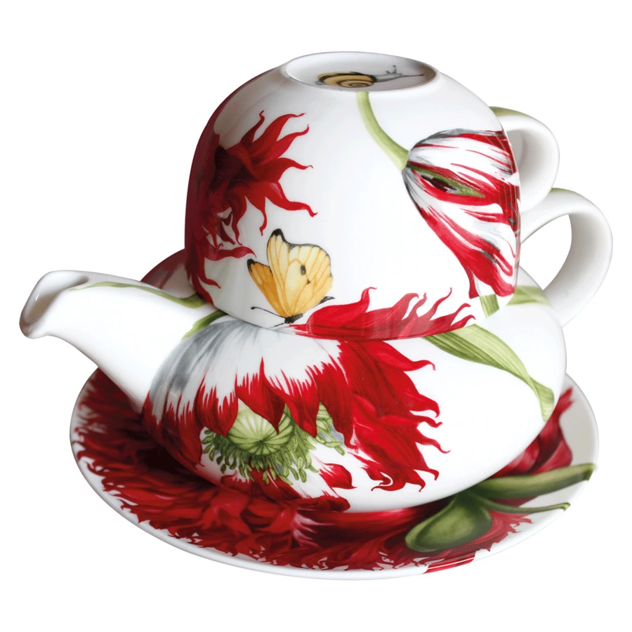 Набор чайный Taitu Эмоции (чайник 500 мл, чашка чайная 275 мл, блюдце для чашки чайной 17 см)