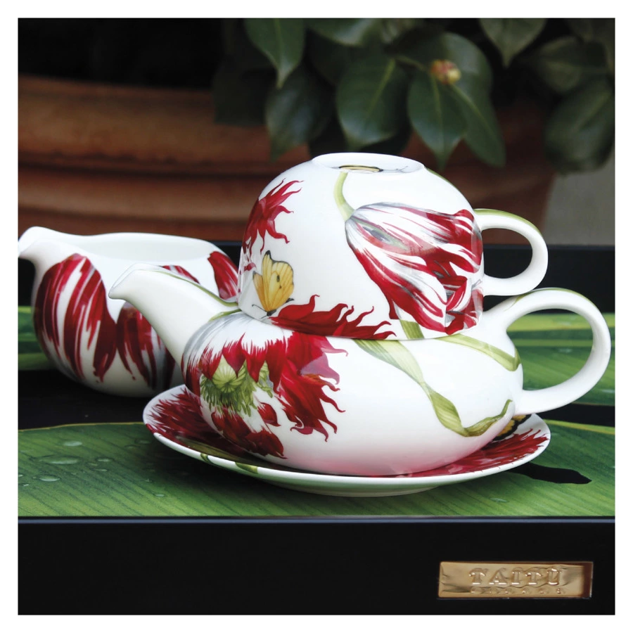 Набор чайный Taitu Эмоции (чайник 500 мл, чашка чайная 275 мл, блюдце для чашки чайной 17 см)