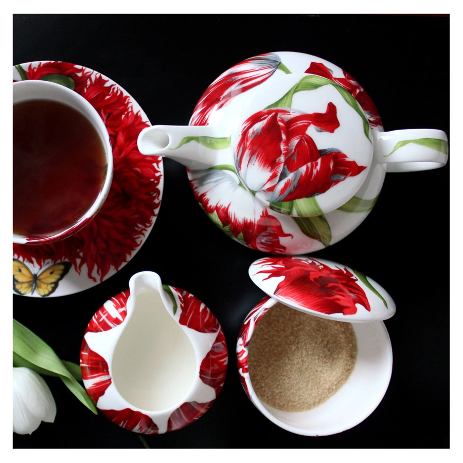 Набор чайный Taitu Эмоции (чайник 500 мл, чашка чайная 275 мл, блюдце для чашки чайной 17 см)