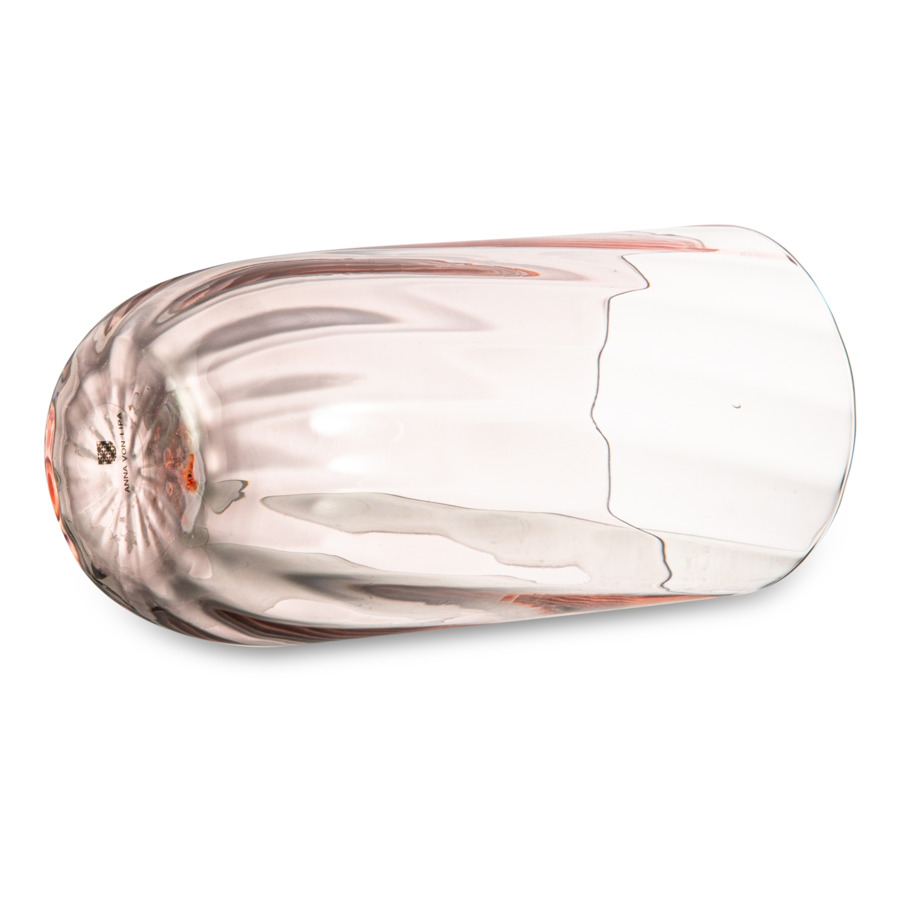 Набор стаканов для воды Anna Von Lipa Водоворот 300 мл, 2 шт, стекло хрустальное, розовый