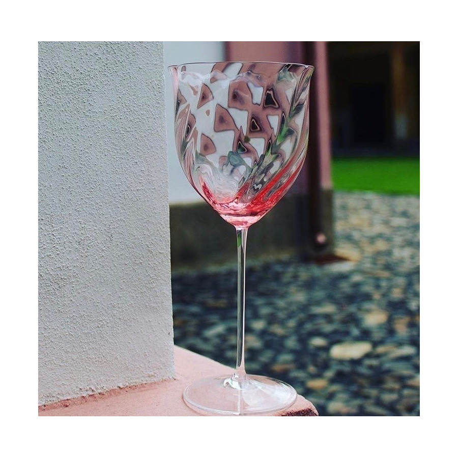 Бокал для красного вина Anna Von Lipa Лиму 490 мл, стекло хрустальное, розовый