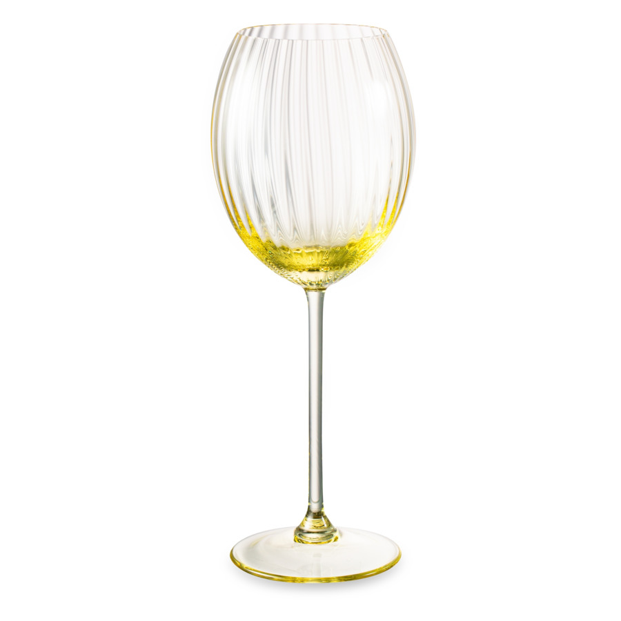 Набор бокалов для белого вина Anna Von Lipa Лион 380 мл, 2 шт, стекло хрустальное, желтый