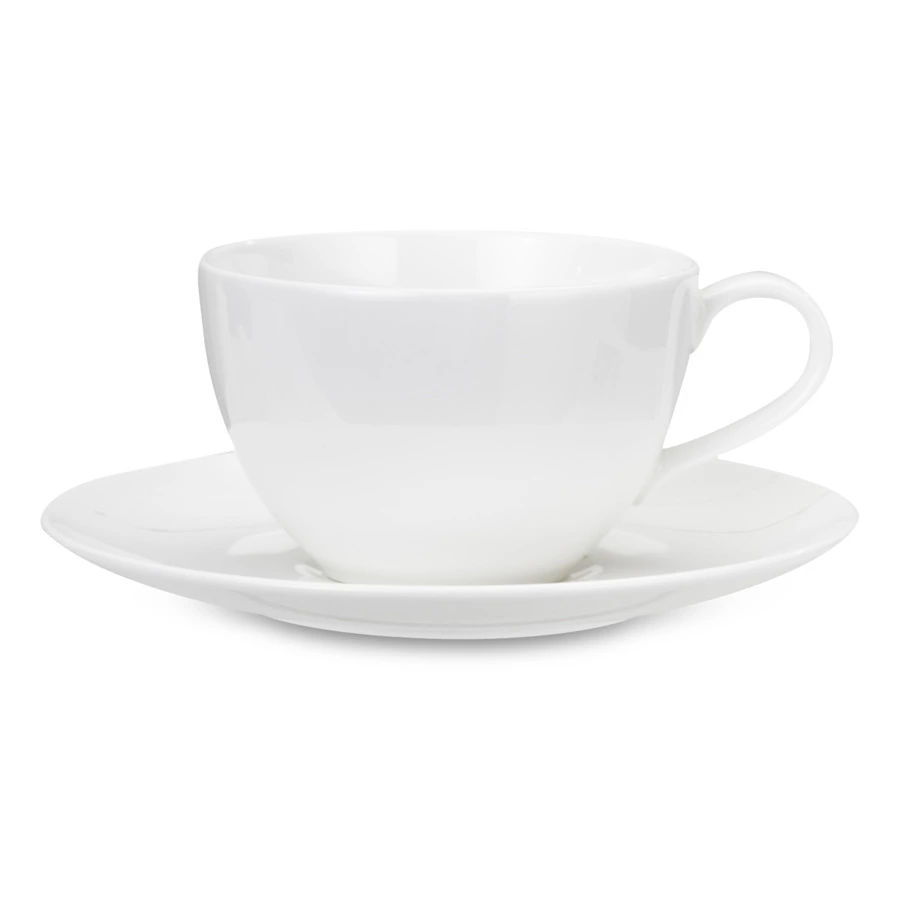 Сервиз чайный Narumi Белый декор на 6 персон 21 предмет, фарфор костяной