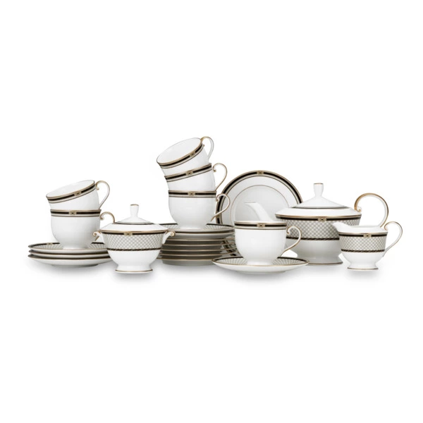 Сервиз чайный Narumi Виндзор на 6 персон 21 предмет, фарфор костяной