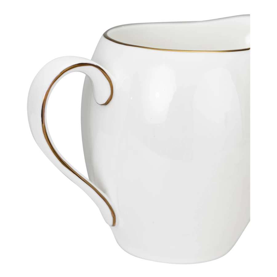 Сервиз чайный Narumi Золотая линия на 6 персон 21 предмет, фарфор костяной