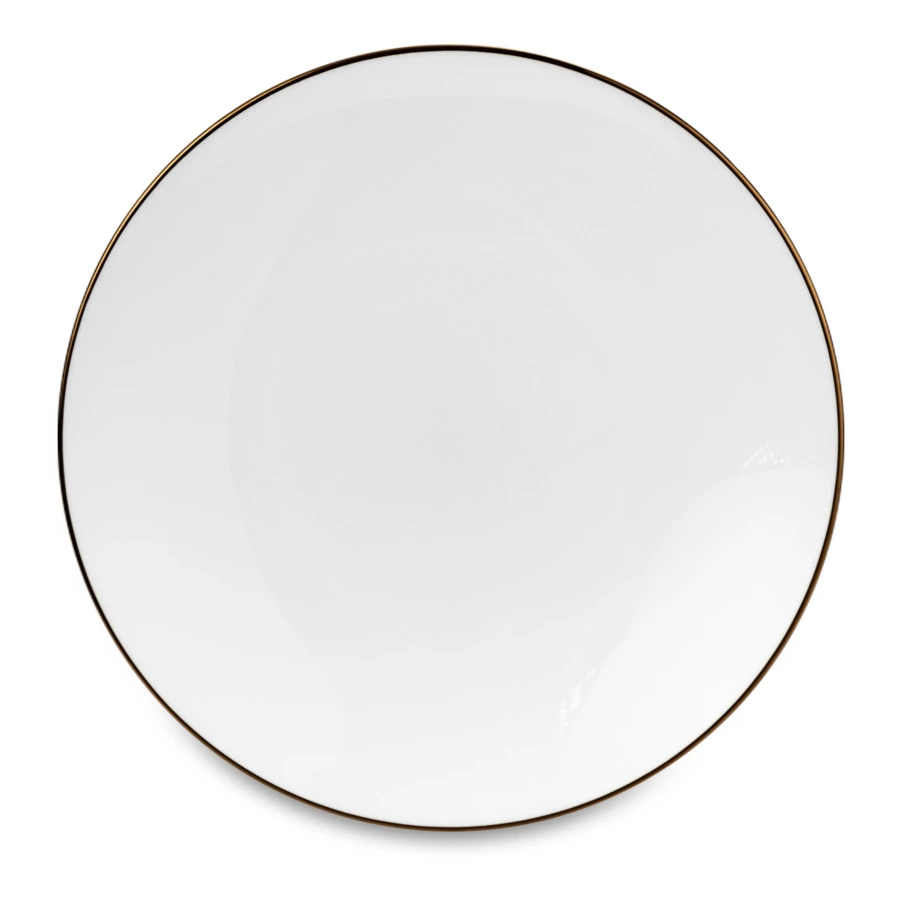 Сервиз чайный Narumi Золотая линия на 6 персон 21 предмет, фарфор костяной