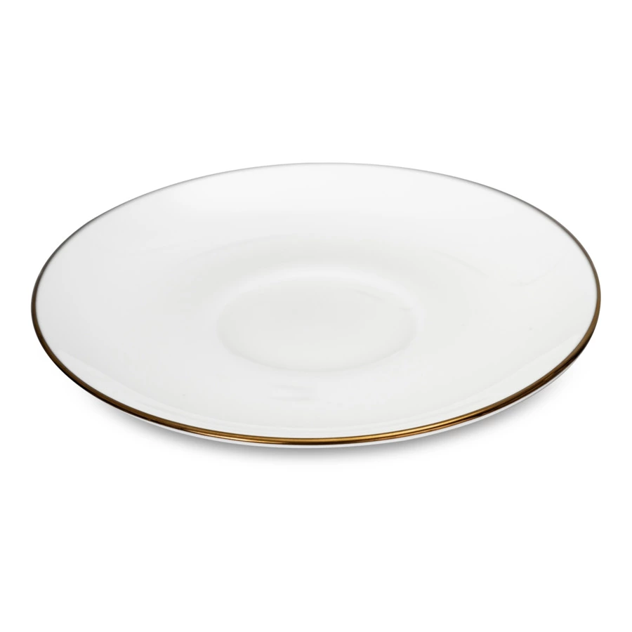 Сервиз чайный Narumi Золотая линия на 6 персон 21 предмет, фарфор костяной