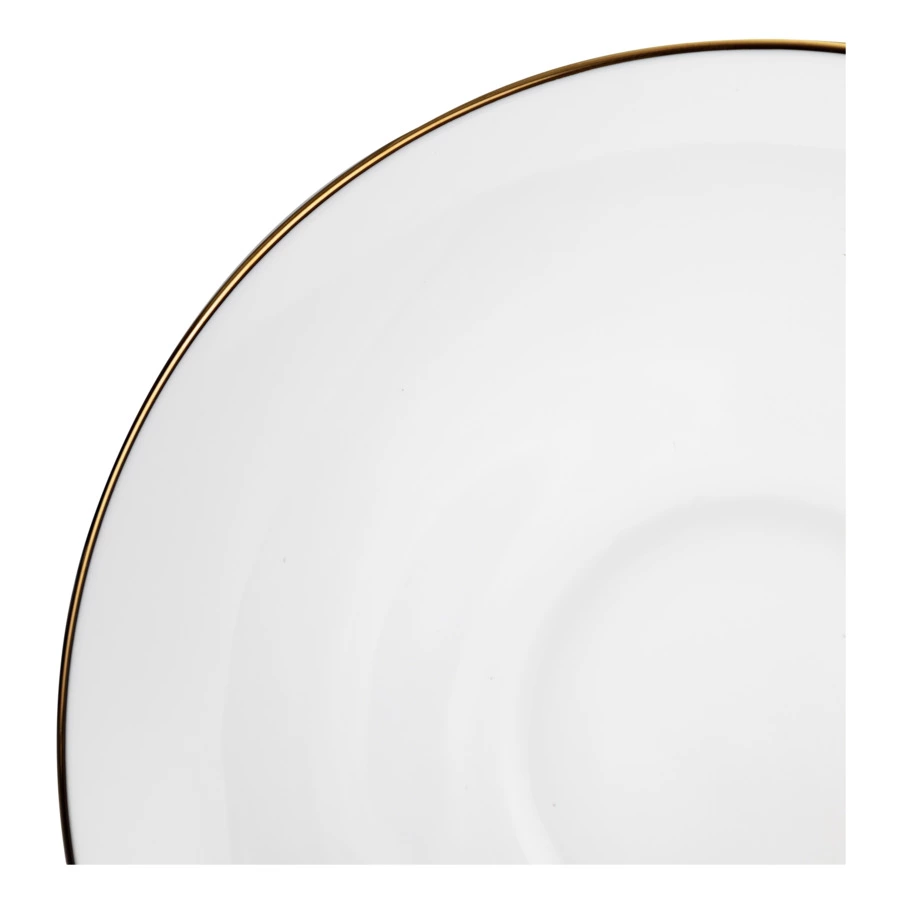 Сервиз чайный Narumi Золотая линия на 6 персон 21 предмет, фарфор костяной