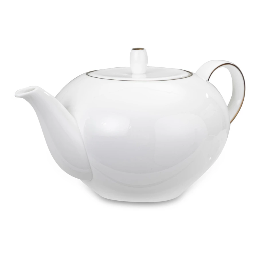 Сервиз чайный Narumi Золотая линия на 6 персон 21 предмет, фарфор костяной