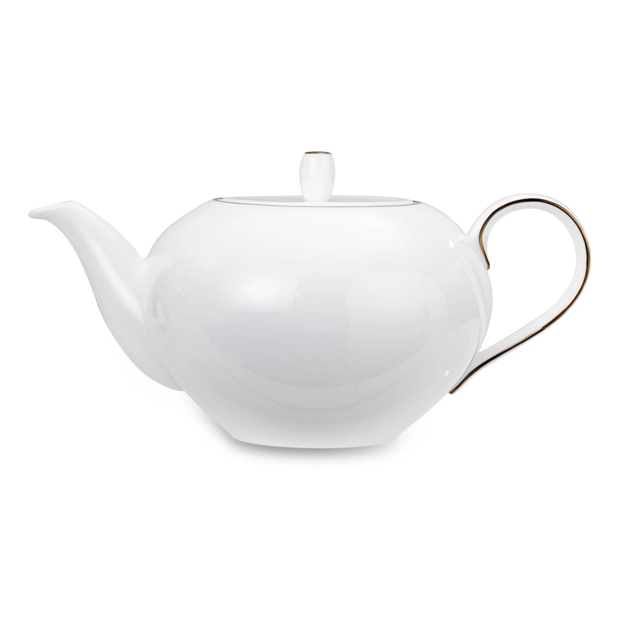 Сервиз чайный Narumi Золотая линия на 6 персон 21 предмет, фарфор костяной