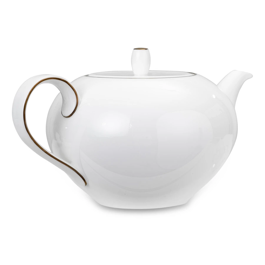 Сервиз чайный Narumi Золотая линия на 6 персон 21 предмет, фарфор костяной