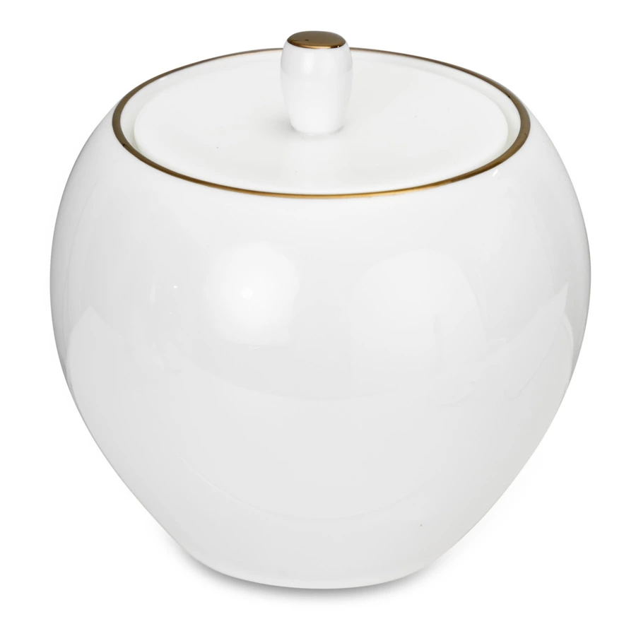 Сервиз чайный Narumi Золотая линия на 6 персон 21 предмет, фарфор костяной