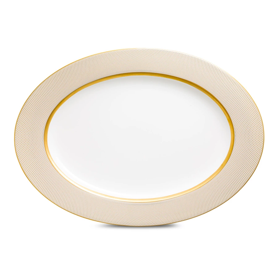 Сервиз столовый Narumi Золотой алмаз на 6 персон 20 предметов, фарфор костяной