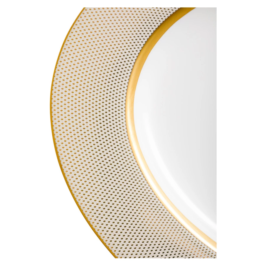 Сервиз столовый Narumi Золотой алмаз на 6 персон 20 предметов, фарфор костяной