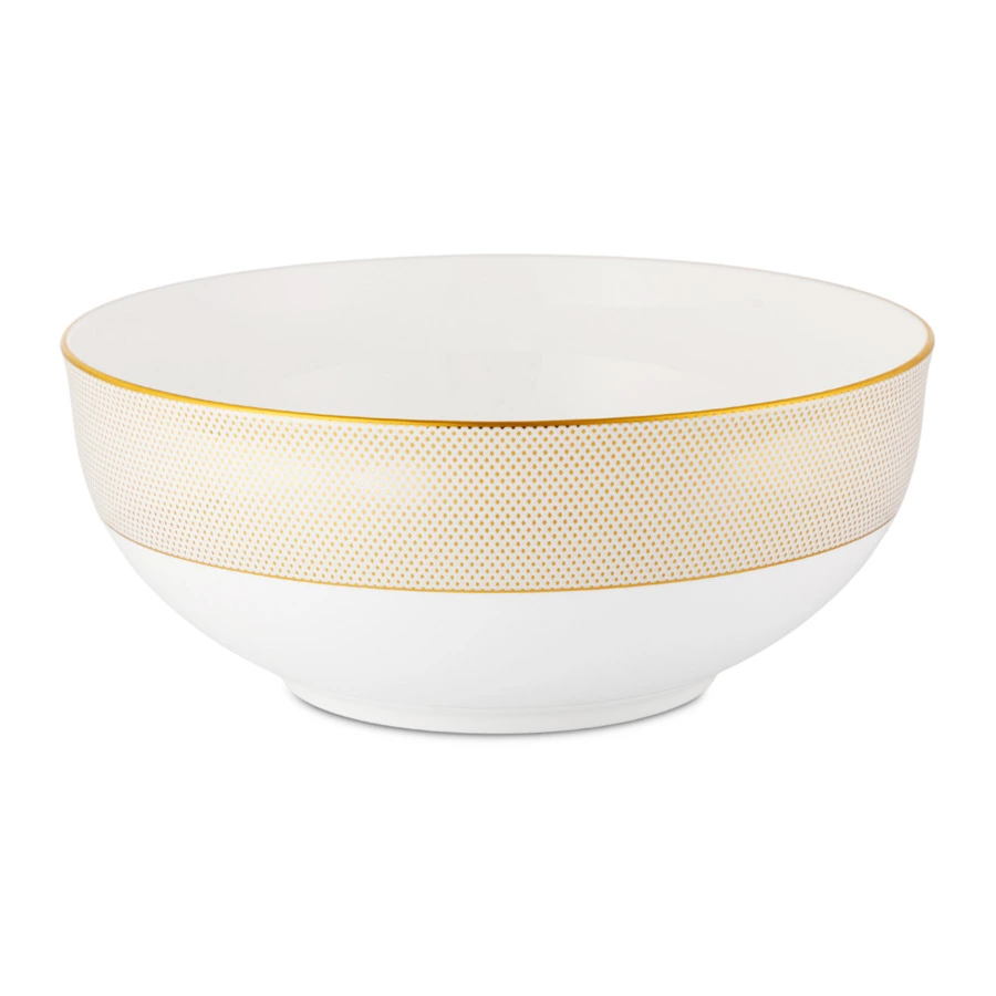 Сервиз столовый Narumi Золотой алмаз на 6 персон 20 предметов, фарфор костяной