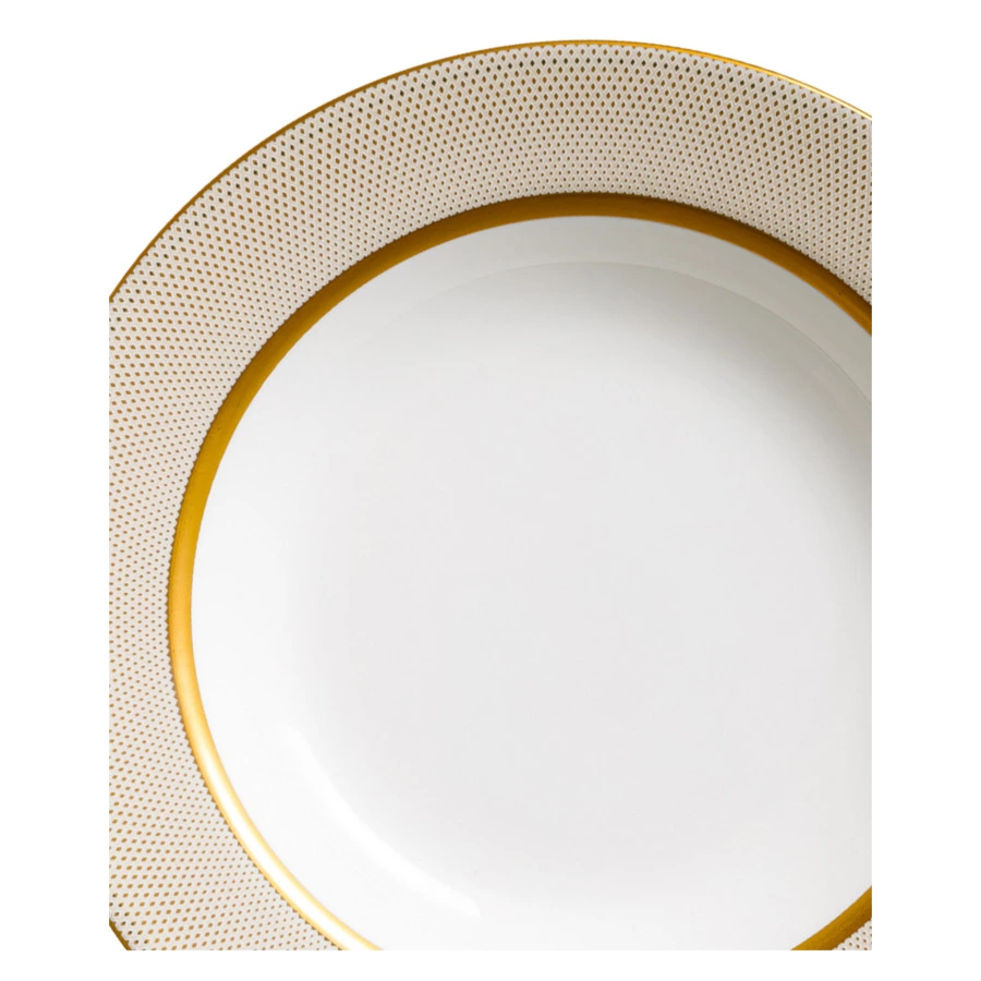 Сервиз столовый Narumi Золотой алмаз на 6 персон 20 предметов, фарфор костяной