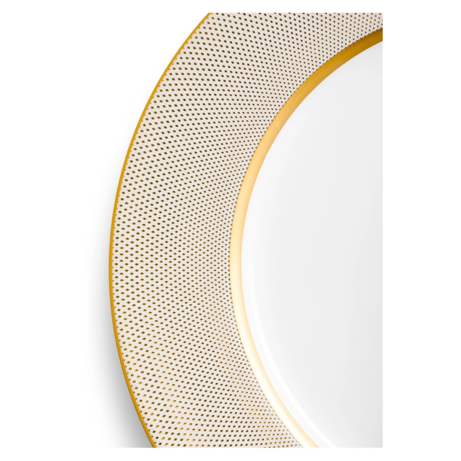 Сервиз столовый Narumi Золотой алмаз на 6 персон 20 предметов, фарфор костяной