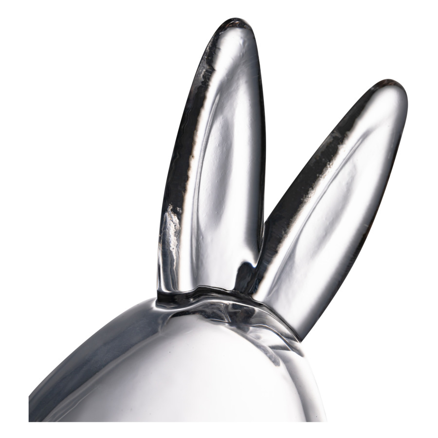 Подсвечник для свечи-таблетки Rasteli Кролик 8,5 см, h17 см, стекло