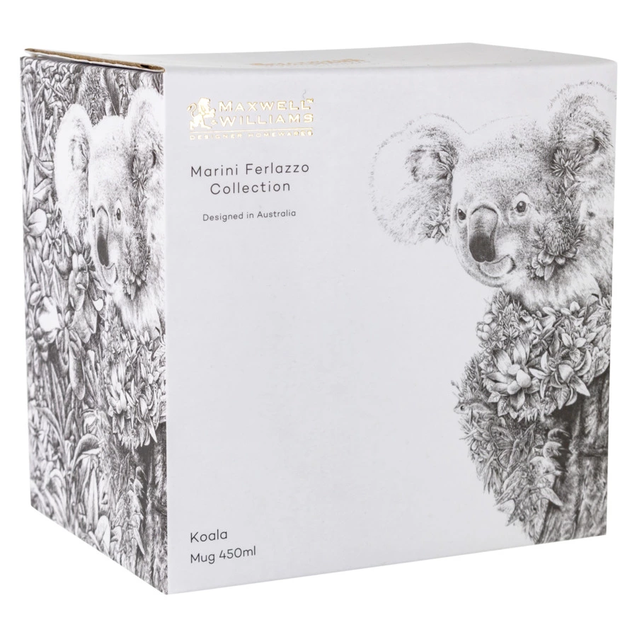 Кружка Maxwell & Williams Коала 450 мл, фарфор твердый, п/к